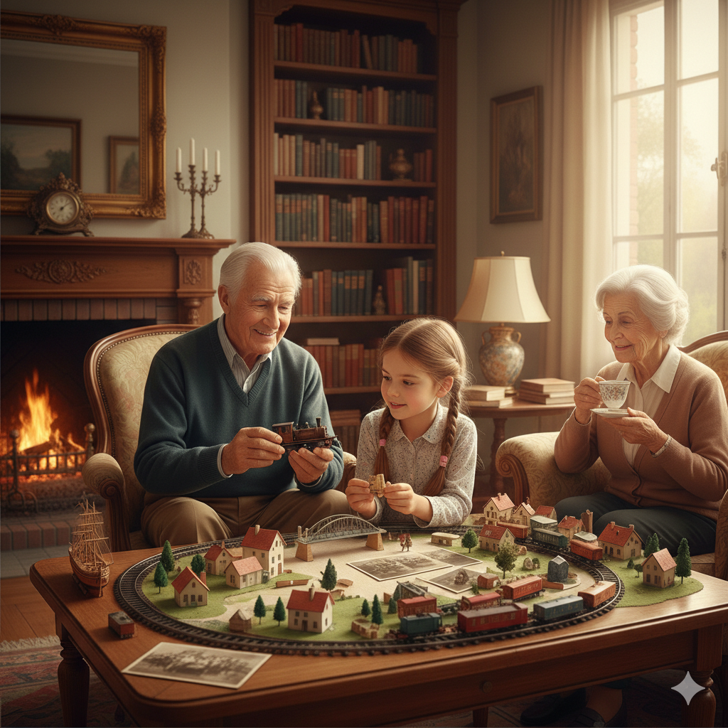 Qualitätszeit mit den Großeltern: Miniaturensammeln als Brücke zwischen Alt und Jung